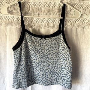 super cute RARE cheetah brandy tank